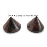 Red Tiger Eye Agate Conical Pyramid